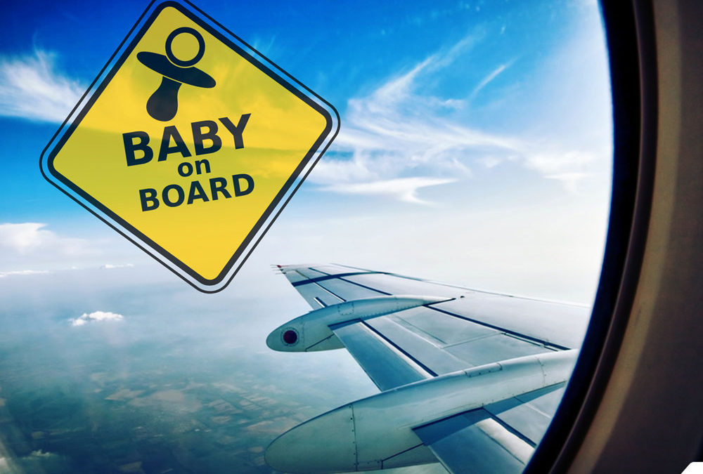 5 dicas para voar com bebés